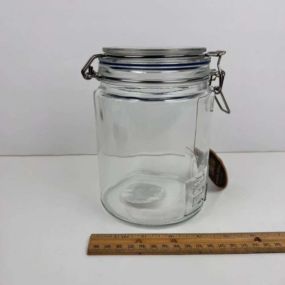 Global Market Glassworks clear embossed